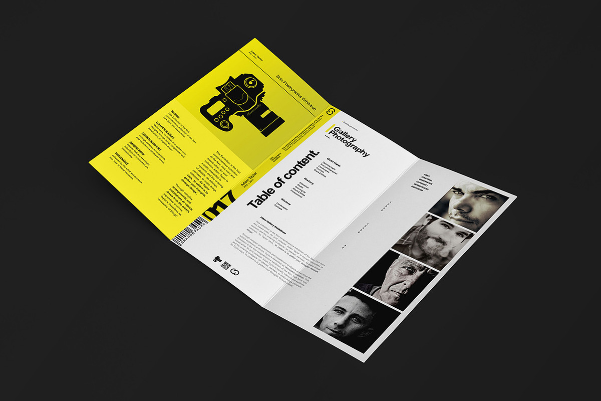 Photography Exhibition Tri-fold, a Brochure Template by BrandPacks (Photo 3 of 5)