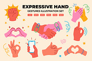 Expressive Hand Gestures Vector, an Object Illustration by Partikusi Design (Thumbnail 1 of 3)