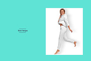Women's Tracksuit Mockup, a Hoody Mockup by Designertale (Thumbnail 6 of 6)