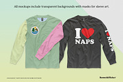 Long Sleeve T-shirt Mockups, a Shirt Mockup by Komet & Flicker (Thumbnail 5 of 12)