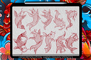 Koi fish tattoo | Japan tattoo kit, a Brushes & More by Tattoo Worker Studio (Thumbnail 6 of 10)