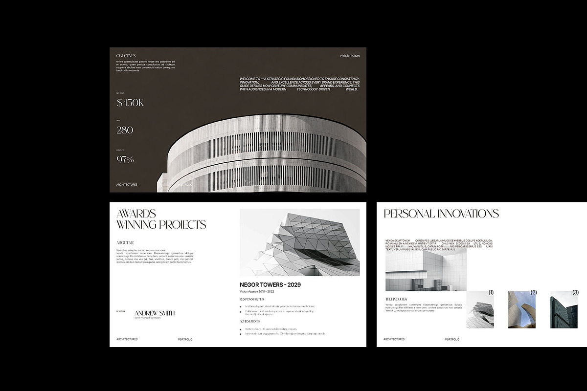 Modern Architecture Portfolio Deck, a Presentation Template by Templeste (Photo 5 of 5)