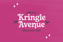 Kringle Avenue Serif Christmas Font