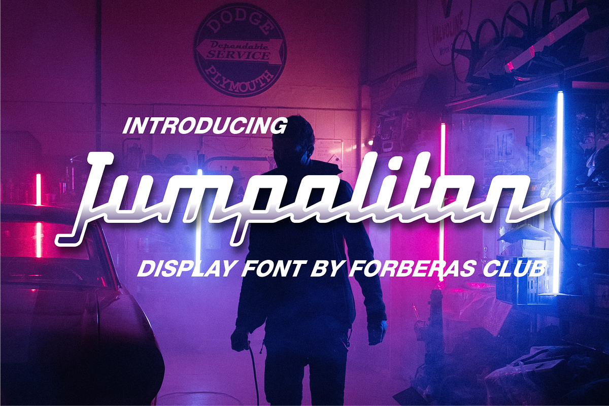 Jumpalitan | Modern Display, a Serif Font by Forberas Club (Photo 1 of 7)