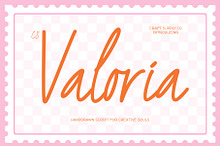 CS Valoria – Handwritten Script Font