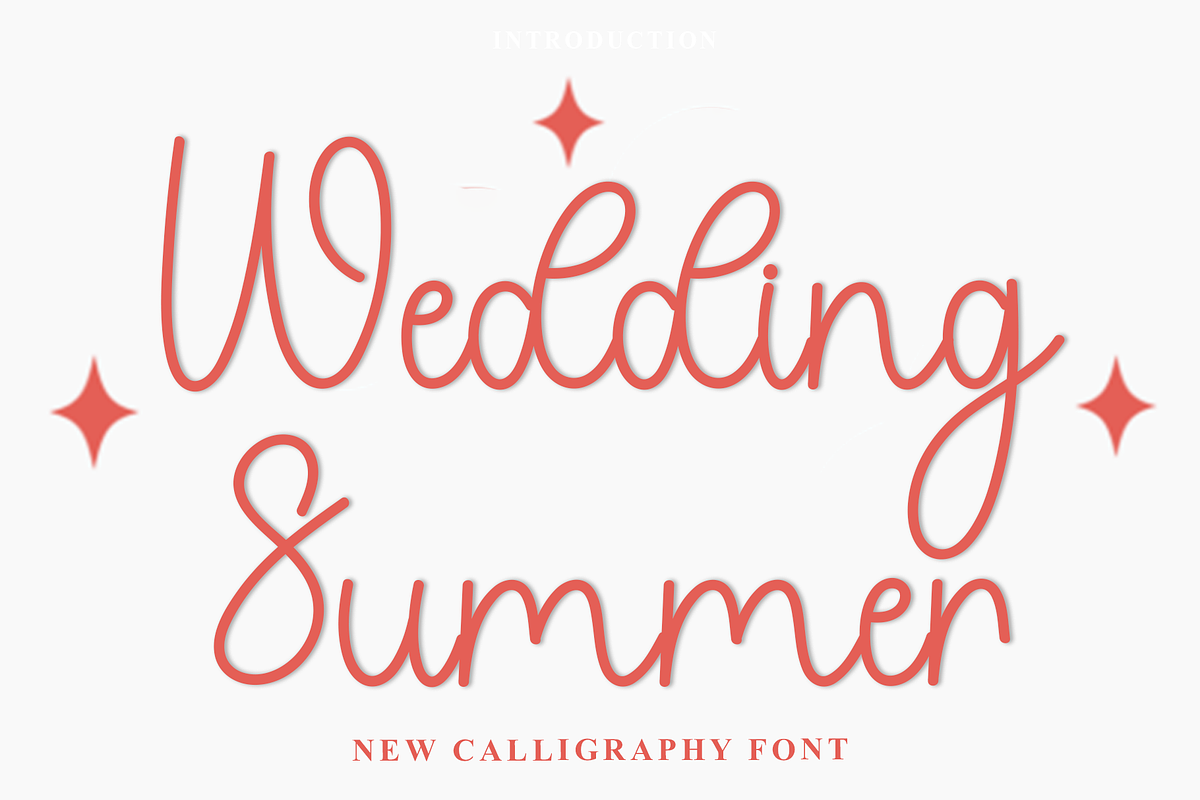 Wedding Summer, a Handwritten Font by InermediaSTUDIO (Photo 1 of 8)