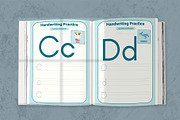 Letter tracing worksheets, an Animal Illustration by Iryna Danyliuk (Thumbnail 4 of 7)