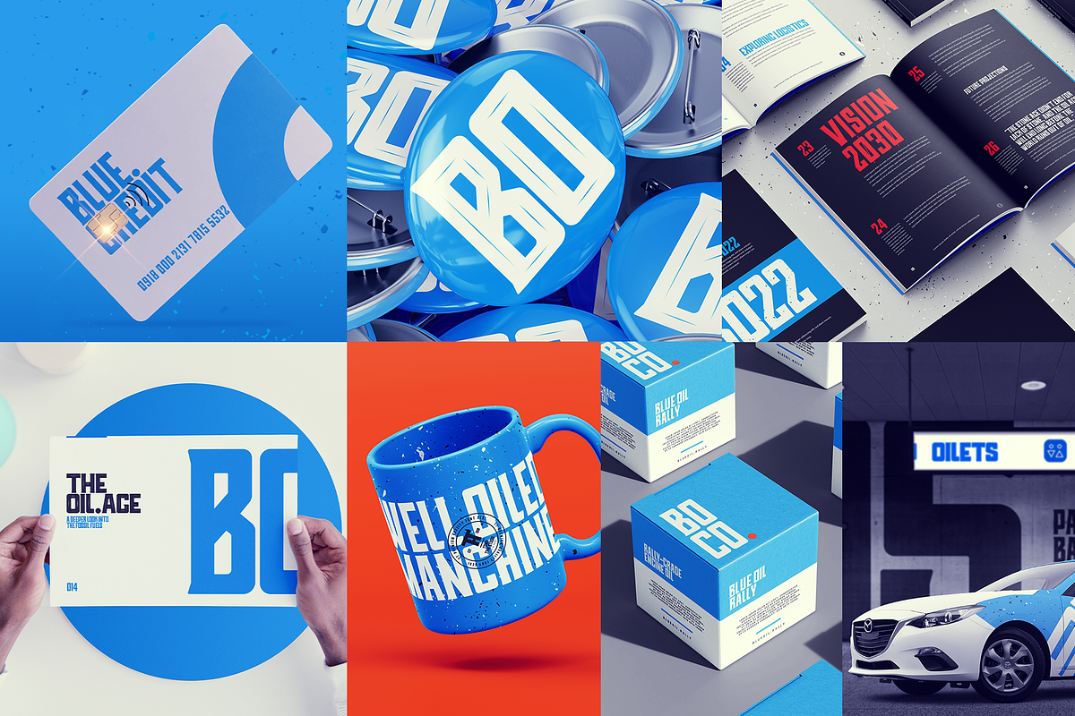 Blue Oil Co. | Vintage Font Family, a Serif Font by Tondi Type Studio (Photo 5 of 7)