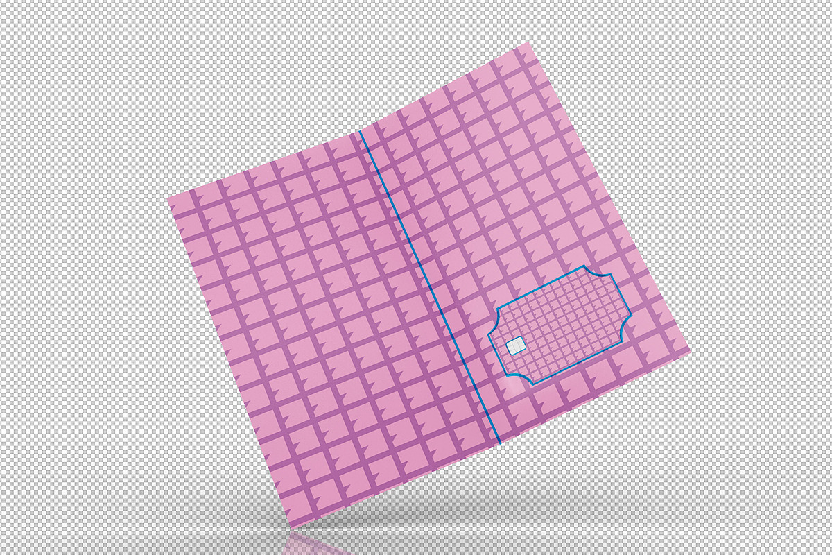 3d Credit Card in Folder Mockup, a Merchandise Mockup by The Rose Project (Photo 4 of 4)