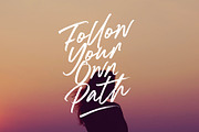 South Coast Brush Font, a Script Font by Sam Parrett (Thumbnail 3 of 8)