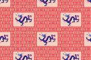 Chinese dragon. Art and pattern, an Illustration by sovarina (Thumbnail 2 of 9)