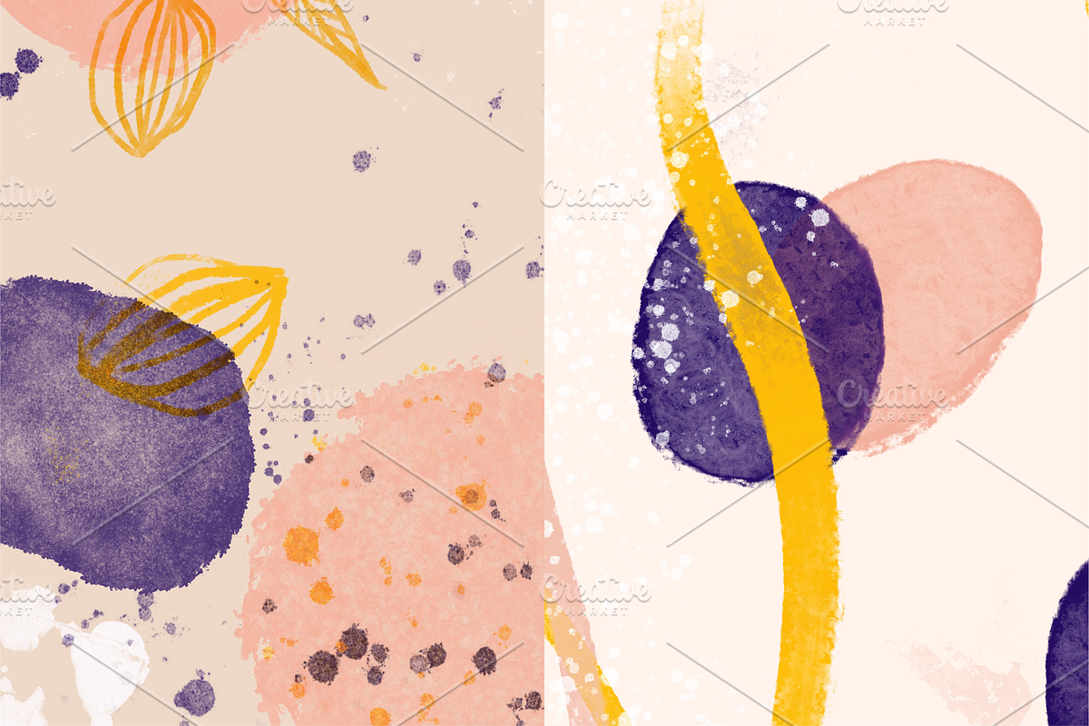 Acrylic - Artsy Backgrounds, a Texture Graphic by Marinastu (Photo 5 of 5)