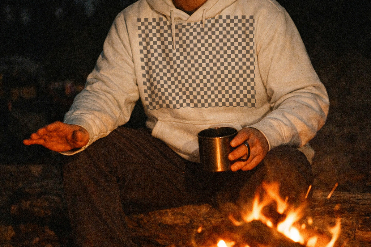 Winter Hoodie Mockup, a Hoody Mockup by Designer Dude (Photo 2 of 2)