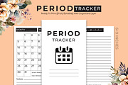 Period Tracker Kdp Interior, a Stationery Template by Hurairagraphics (Thumbnail 1 of 4)