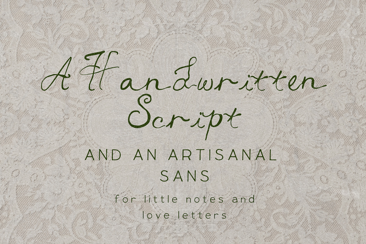 Artistic Vintage Script and Sans Duo, a Handwritten Font by Laras Wonderland (Photo 7 of 10)