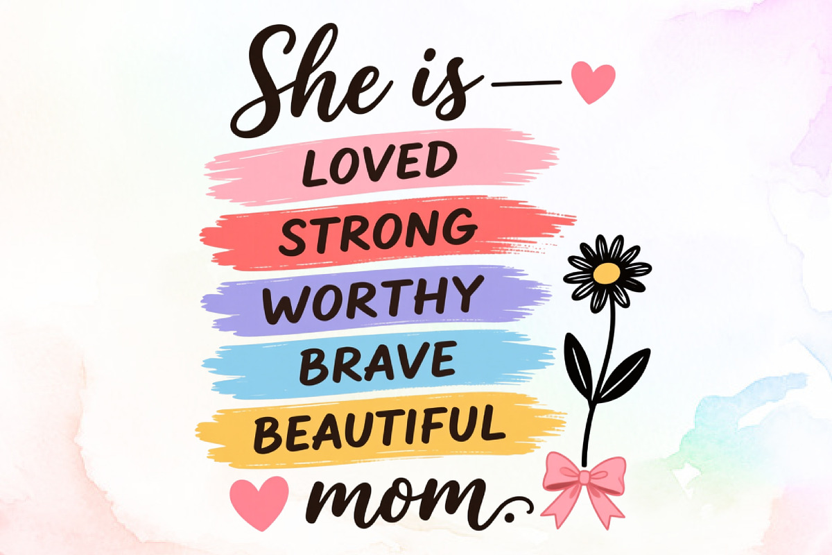 Mother's Day Svg, She is Mom Svg, a Seasonal Illustration by Sublimation Artist (Photo 1 of 9)