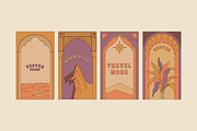 Landscapes - vector design elements, a Background Graphic by venimo (Thumbnail 3 of 7)