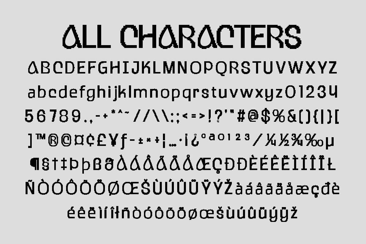 CS Carvile Semipixel, a Sans Serif Font by Craft Supply Co. (Photo 8 of 8)
