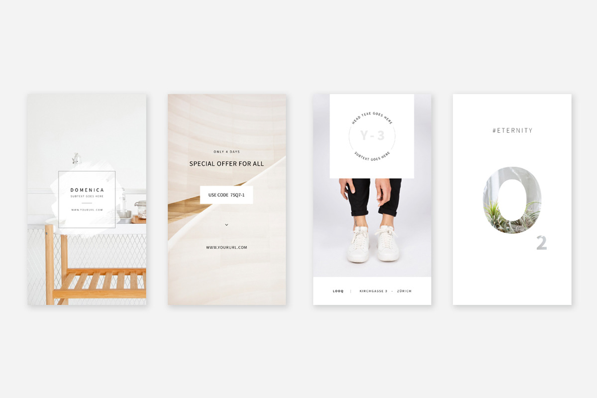 Pure Instagram Stories Pack, a Social Media Template by Swiss_cube (Photo 3 of 5)