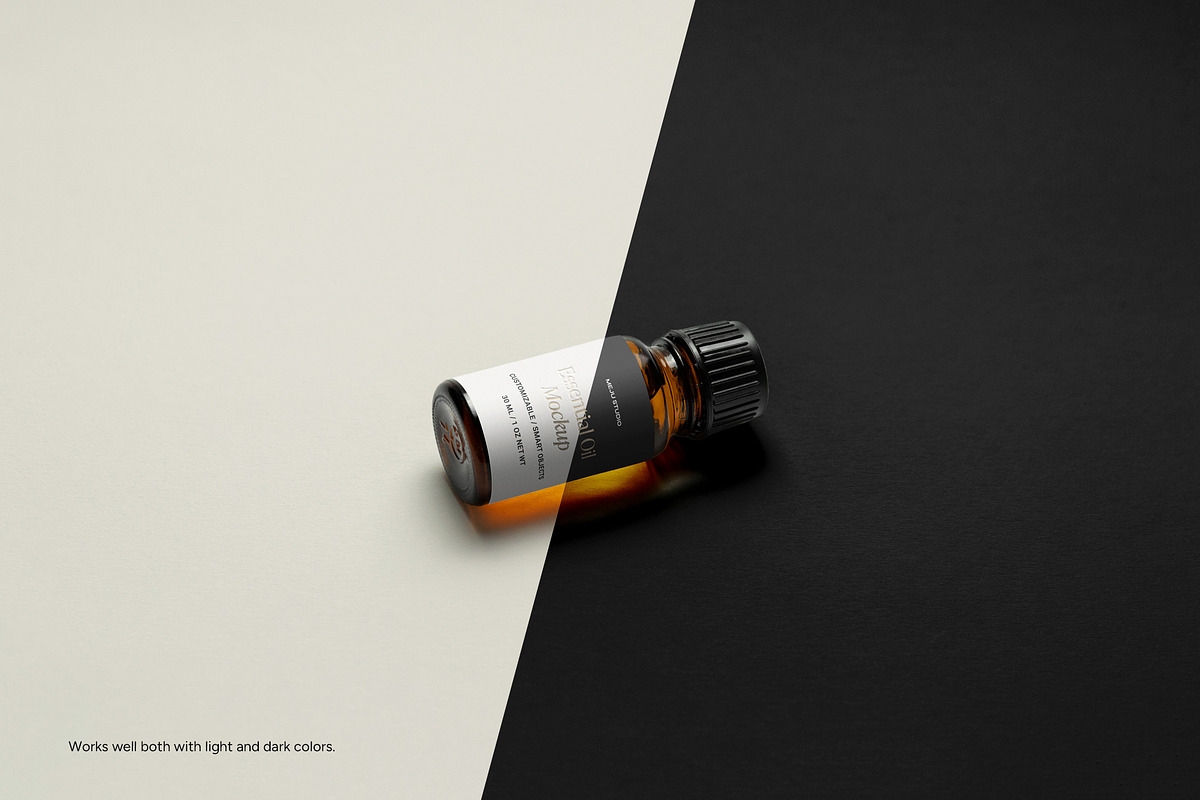Essential Oil Bottle Mockup Bundle, a Packaging Mockup by Wildfield Studio (Photo 4 of 10)