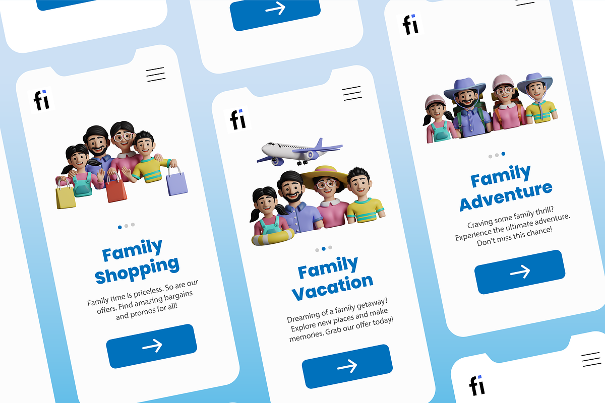 3D Family Icons, a Characters & Person 3D Model by Flat Icons (Photo 6 of 8)