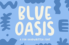 Blue Oasis - Handwritten Font