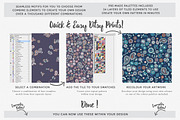 The Pattern Factory - Ditsy Florals, a Pattern Graphic by Sault Design (Thumbnail 2 of 7)