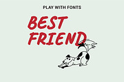 23 Funny dogs vector illustration, an Animal Illustration by Yanakicc (Thumbnail 5 of 9)
