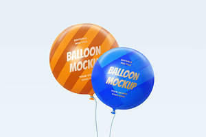 Balloon Mockup, a Product Mockup by zpackcreative
