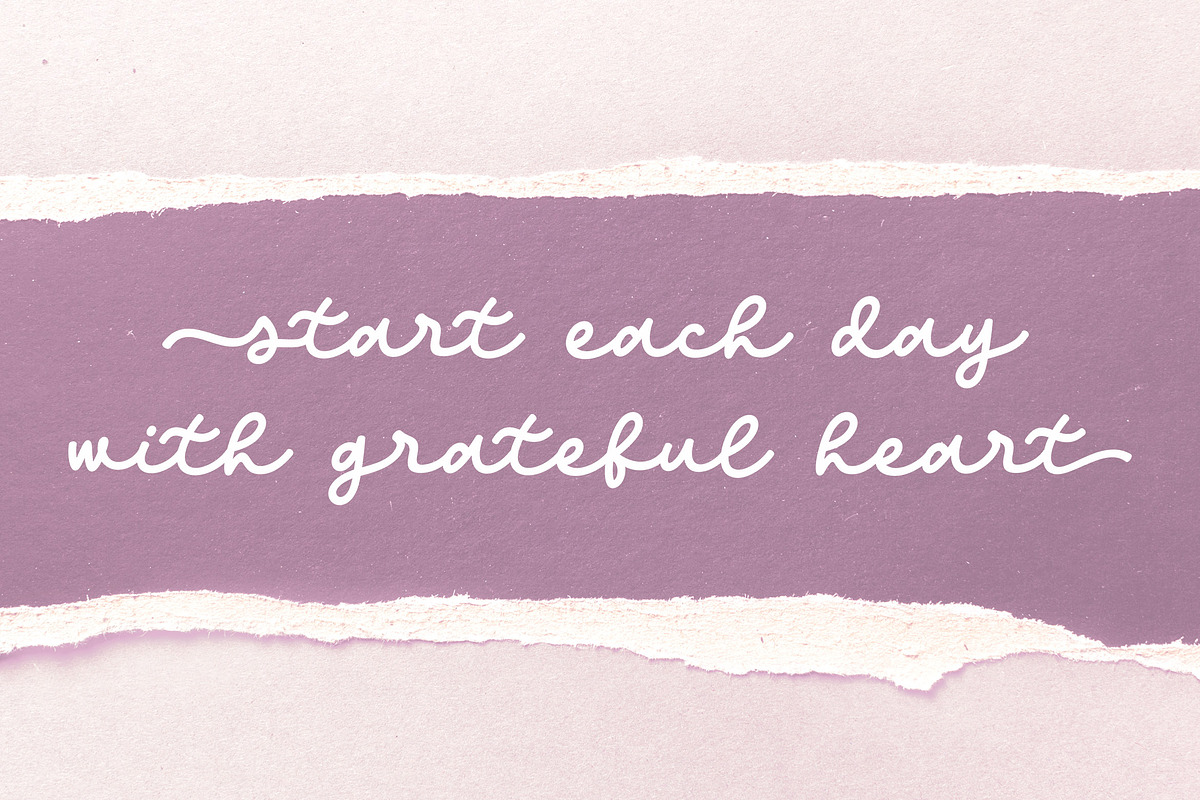 Kind Heart / Monoline Font preview 6