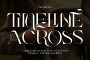 TIMELINE ACROSS - LUXURY FONT, a Serif Font by 177Studio (Thumbnail 1 of 8)