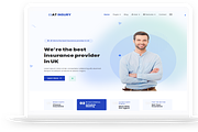AT Insury Onepage WordPress Theme, a WordPress Template by LTheme (Thumbnail 2 of 2)