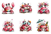 Whimsical Summer Crub Clipart, an Illustration by Dream Creation (Thumbnail 4 of 7)