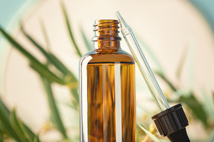Blank transparent amber glass essential oil bottle and pipette o, a Beauty & Fashion Photo by Natalia Klenova's Shop