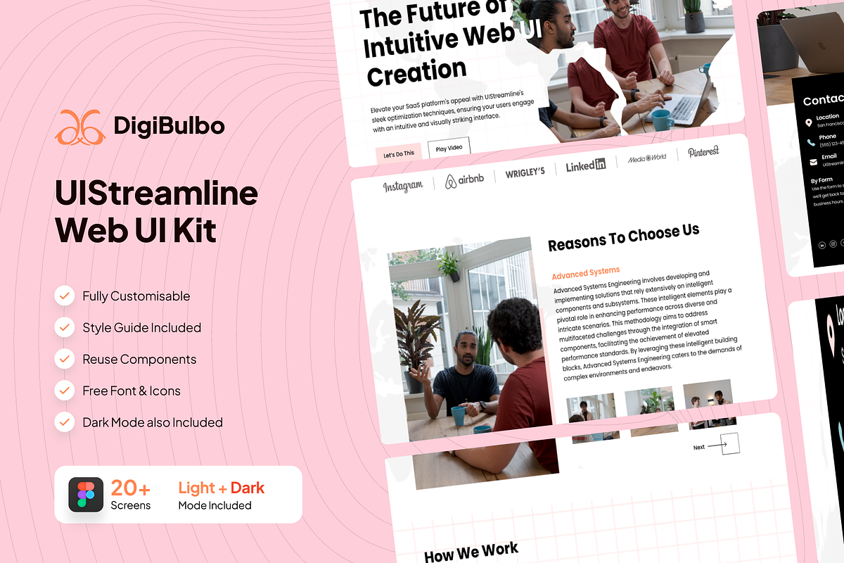UIStreamline - Web Responsive UI Kit, an UI Kit Template by Digibulbo (Photo 1 of 6)
