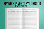 Spanish Inventary Logbook Interior, a Templates & Theme by MatiArtShop (Thumbnail 1 of 2)