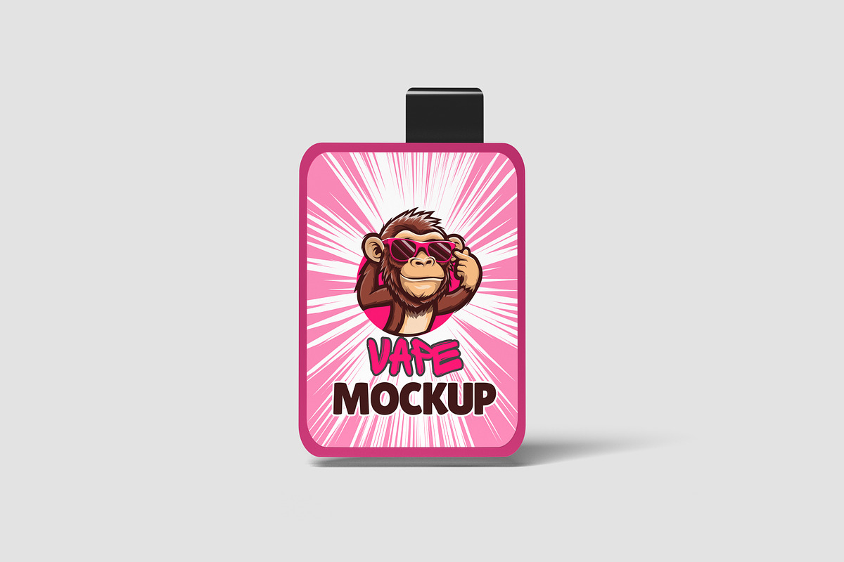 Vape Mockup, a Merchandise Mockup by ulfatunnazira (Photo 2 of 5)