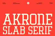 CS Akrone – Slab Serif Font, a Slab Serif Font by Craft Supply Co. (Thumbnail 1 of 8)