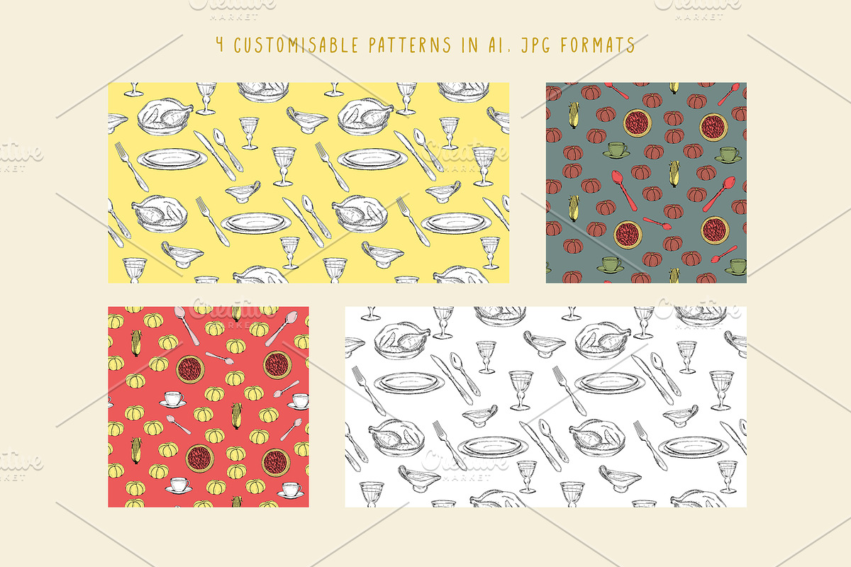 Thanksgiving Illustrations, a Decorative Illustration by Art pages (Photo 7 of 7)