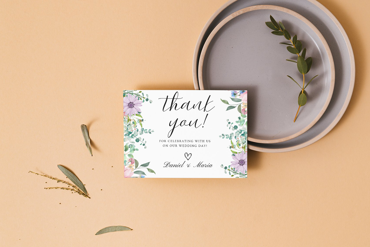 Floral Wedding Suite Canva Set, an Invitation Template by WynterLife Studio (Photo 4 of 7)
