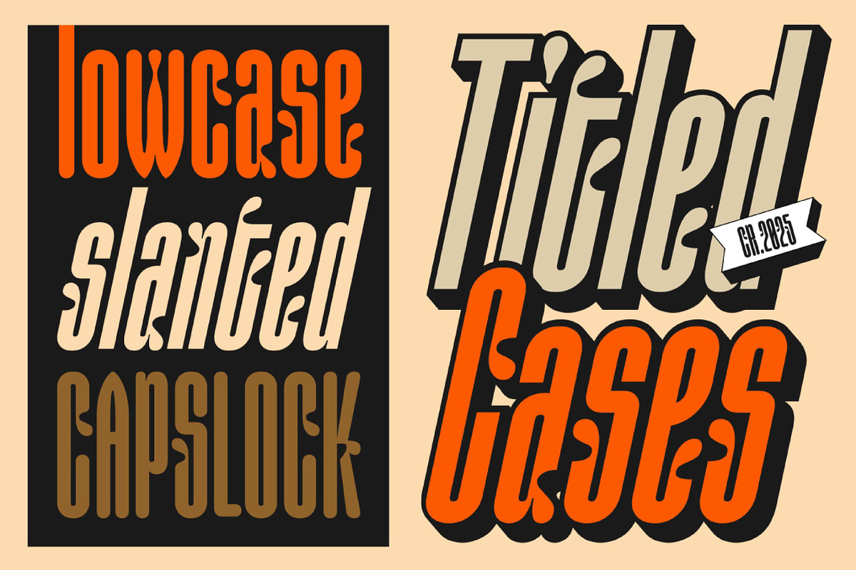 AOT Creamilk Playful Condensed Font, a Font by Prioritype Co (Photo 5 of 12)