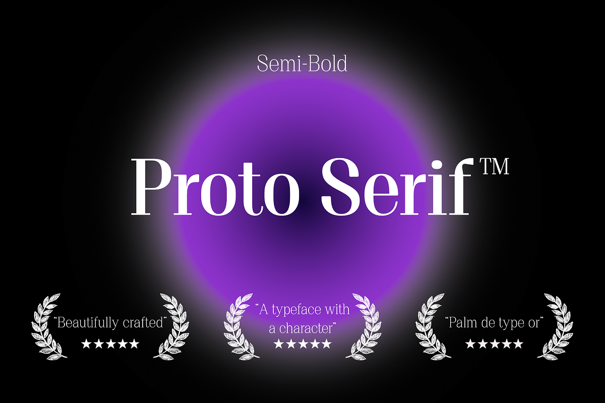 Proto Serif Semi-Bold, a Serif Font by Bukva™ Type Foundry (Photo 1 of 13)