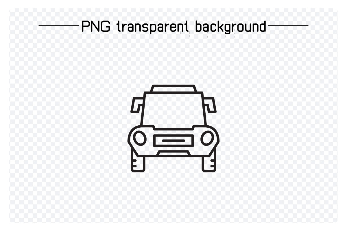 Car and Vehicle Line Icons Bundle, a Transportation Illustration by Designfour (Photo 6 of 8)