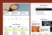 Sport Academy Framer Template, an UI Kit Template by Rozepaars Design (Thumbnail 3 of 4)
