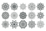 Mandalas big bundle design elements, a Pattern Graphic by Tierre3012 (Thumbnail 3 of 21)