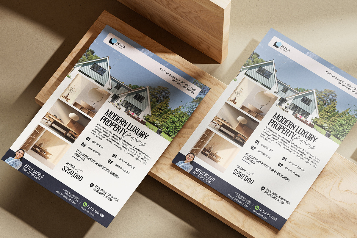 Realtor Flyer Template For Canva, a Flyer Template by Prapti Design (Photo 7 of 10)