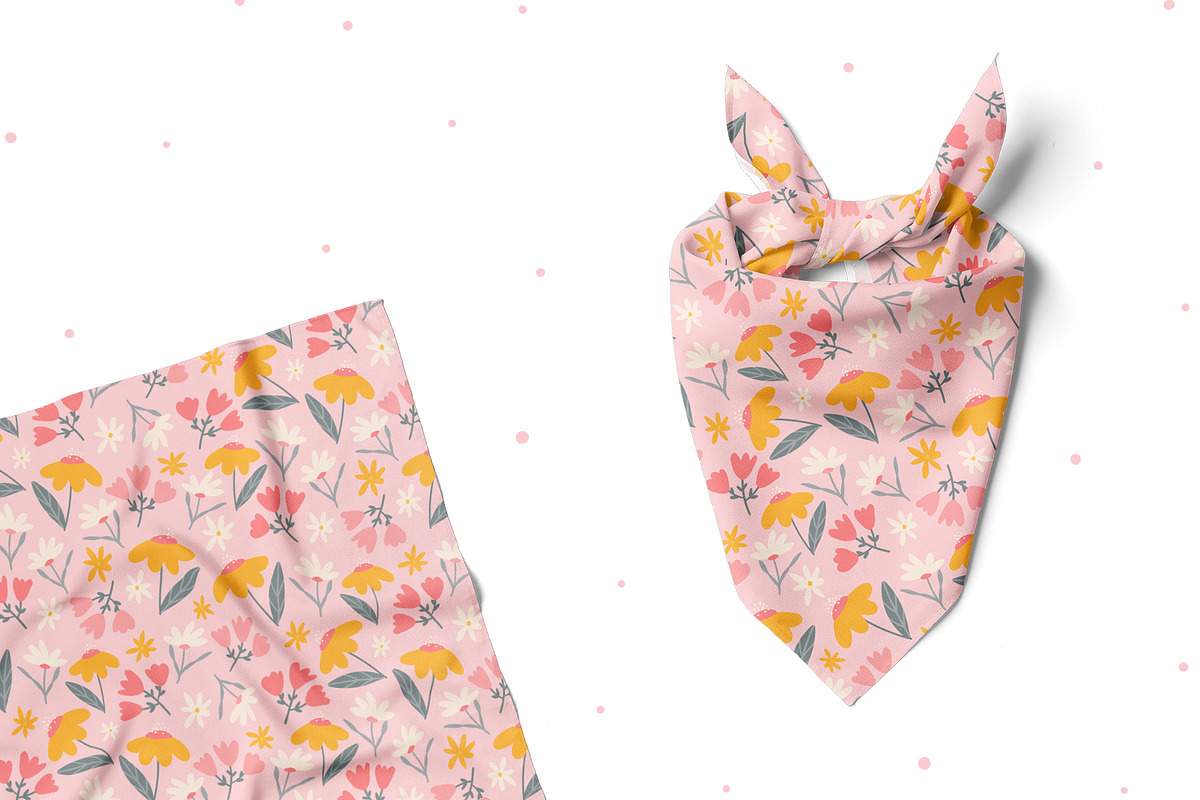 Floral seamless patterns, a Pattern Graphic by hanifa_design (Photo 7 of 11)