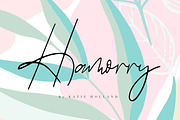 Hamorry/ Sale 99% Off, a Script Font by Katie Holland (Thumbnail 1 of 6)