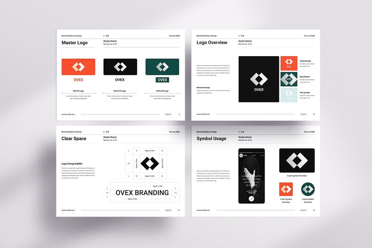 Brand Identity Guidelines Template, a Brochure Template by ArtisanaAura (Photo 6 of 14)