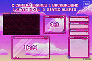Kawaii twitch overlay package, a Social Media Template by 2SUNS (Thumbnail 2 of 3)